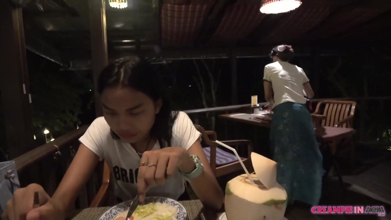 Creampie In Asia: She did not move for a while with creampie in...