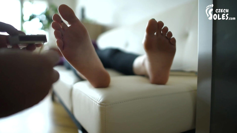 Czech Soles - foot fetish content: Mousetrap and POV Torment of Big Stepsister's Feet