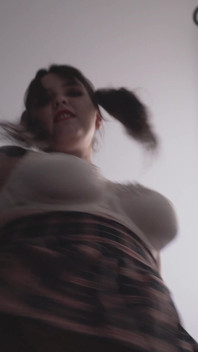 A Girl in a College Uniform Likes to Kick You!