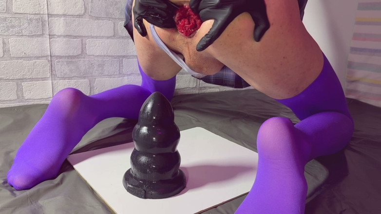 Horny Anal Play: Big Plug Makes My Ass Stretch, Gape and Fart
