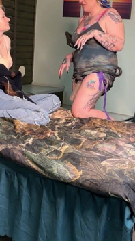 Stepmom Shows Stepdaughter How to Take Dick