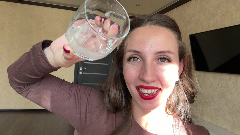 Hottie goddess: Uvula escupir en primer plano