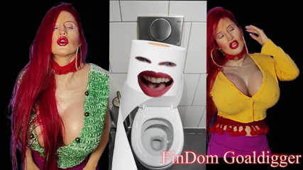 FinDom Goaldigger: Verwandlung zu Toilettenpapier