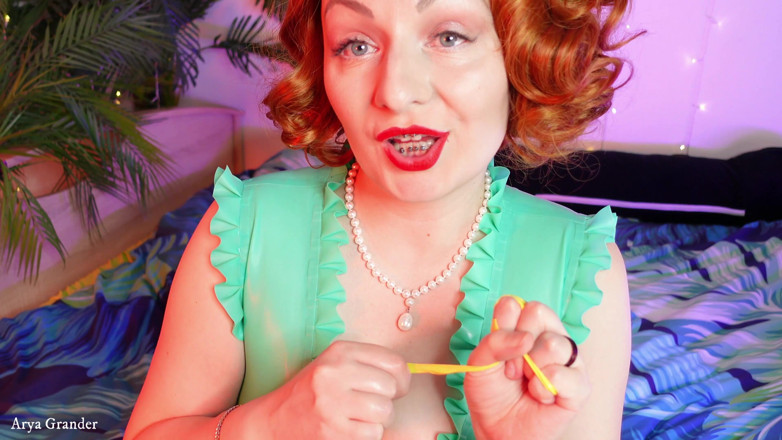 Arya Grander: Unhöfliche WICHsanleitung in latex - fetisch-MILF-sexspaß!