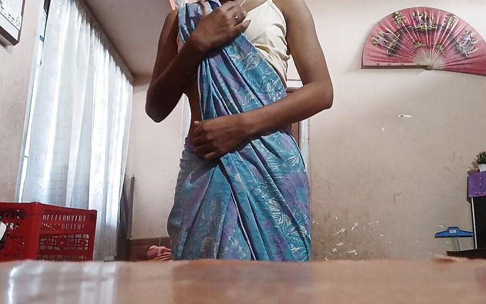 Desi Girl Fun: Fată desi în sari