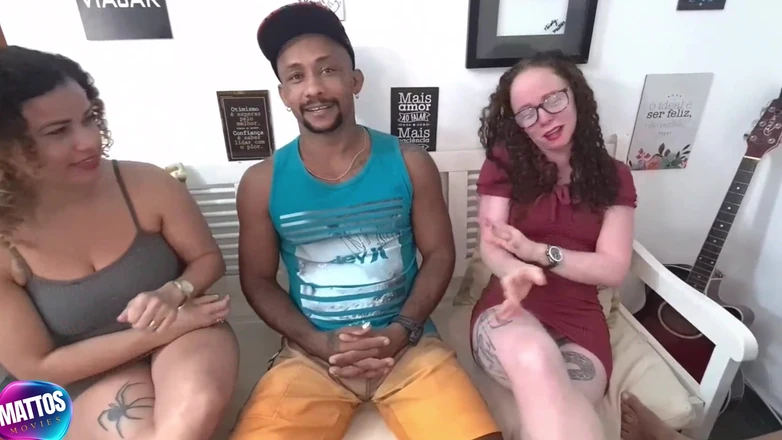 Nicoly Mattos: Bahian Threesome on Fode Cast: Albino, Bahian, and Two Cunts...