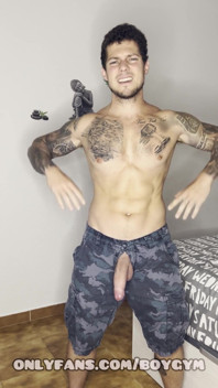 Gay Military with His Weapon