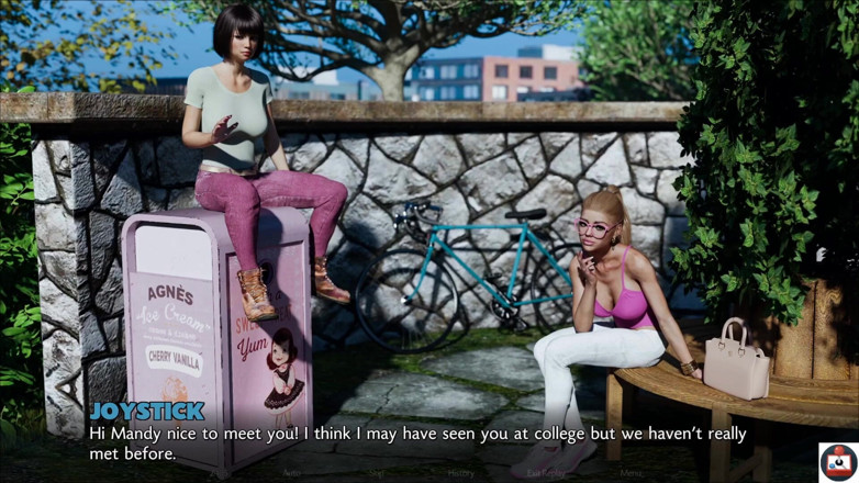 Joystick Cinema: Time stamps - juli's park - scena