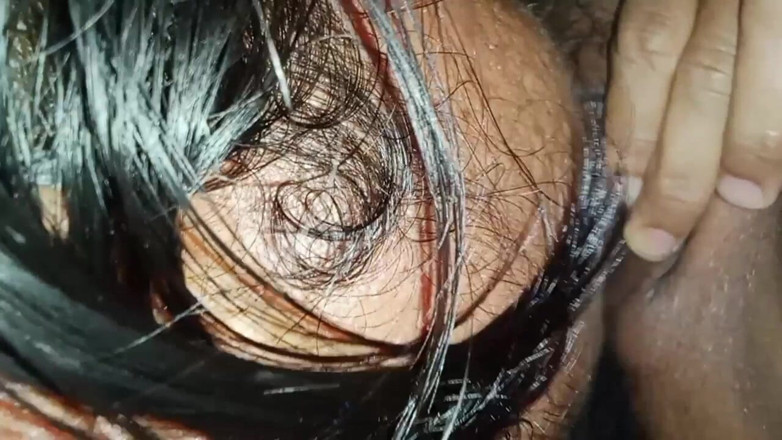 Babang endut: Jilat memek sampai muncrat
