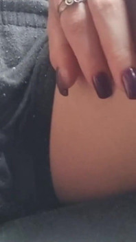 Pregnant Teen Slut Showing off in the Uber