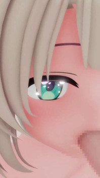 Shigure Ui Blowjob Hentai Facial Cumshot Mmd 3D Clear Blue Eyes Color Edit Smixix