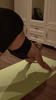 Stretching My Legs... and My Pussy
