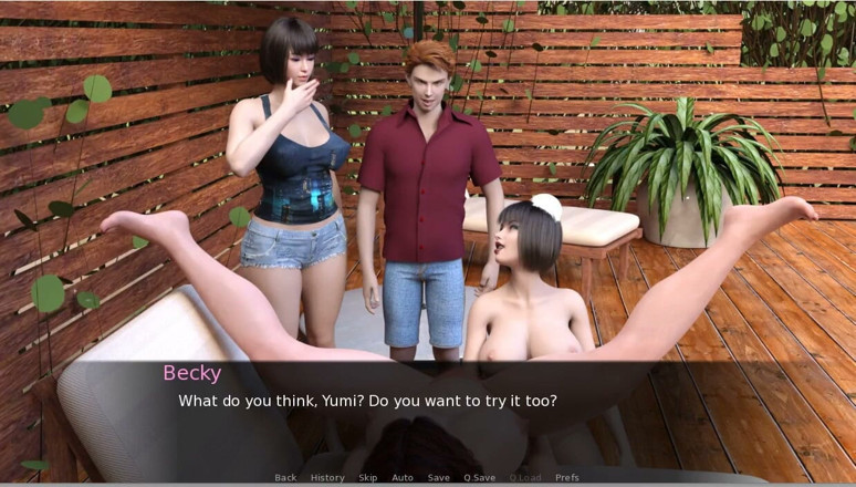 XXX Games Bunk: Milftopia - геймплей - рольова гра - фістинг оргія в басейні