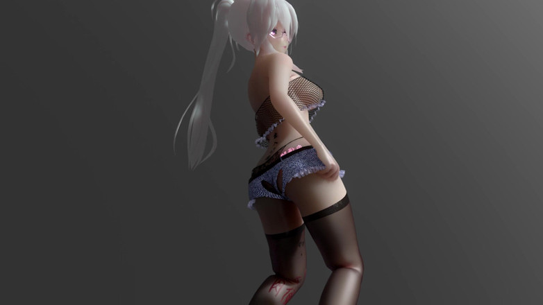 MikuMotion: Třást se; Lewd Tetování; Ponížení; Tanga v rozkroku; Šortky; Černé punčochy; Výbušná...