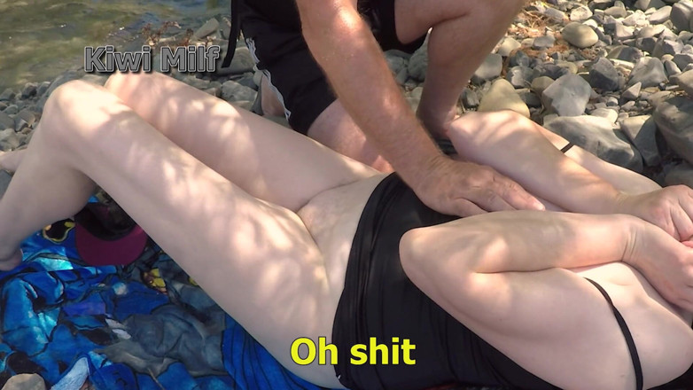 Kiwi Milf: Unwelcome Outdoor Fuck After Being Caught Naked
