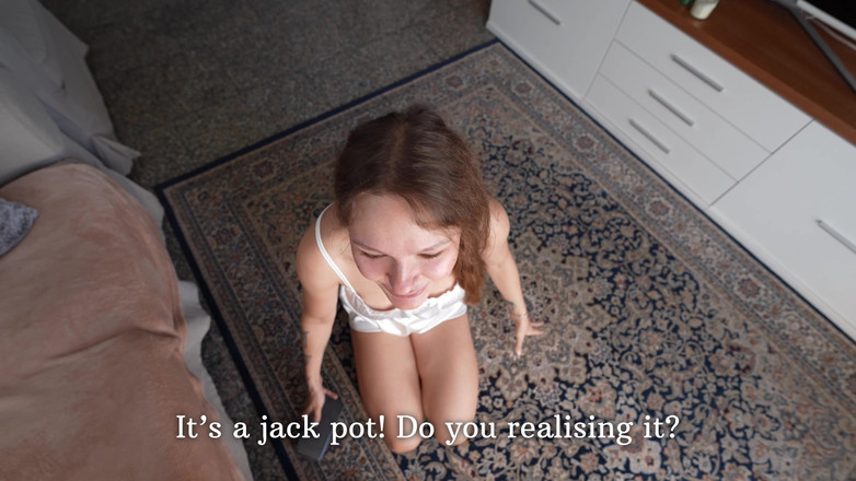 Alexa Poshspicy: 第一人称视角帮助我的继妹拍摄色情片。第一次肛交。屁股到嘴巴。Facial Ce