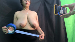 VeeVee Vixen: Povislá prsa Nalepená selfie kamera