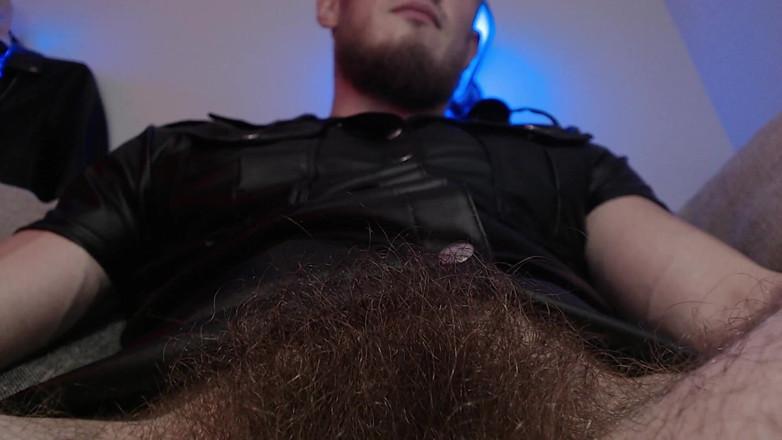 Hunky time: Worship of Pubis and Cock with Balls