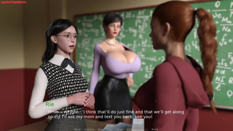 Naughty gameplays trans: Futa Girl with Huge Cock Fucks BBW Super Size MILF -...