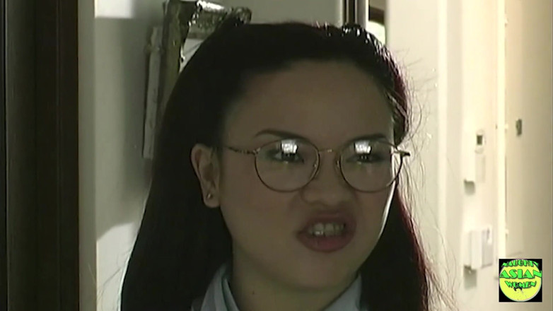 Naughty Asian Women: Asian Secretary in Black Stockings Lets Her Boss Fuck Her...