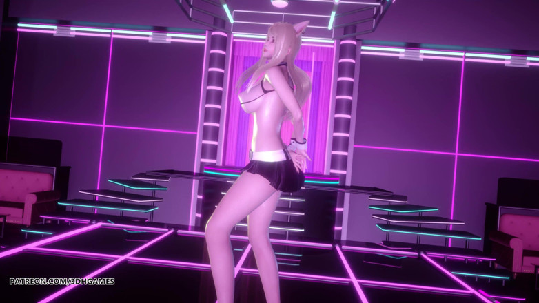 3D-Hentai Games: [MMD] Nayeon - POP Ahri - Striptease sexy - League of Legends Kda -...