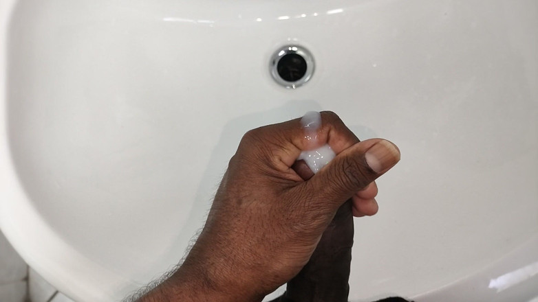 Blackcock83: My Big Black Cock Masturbating Video 2