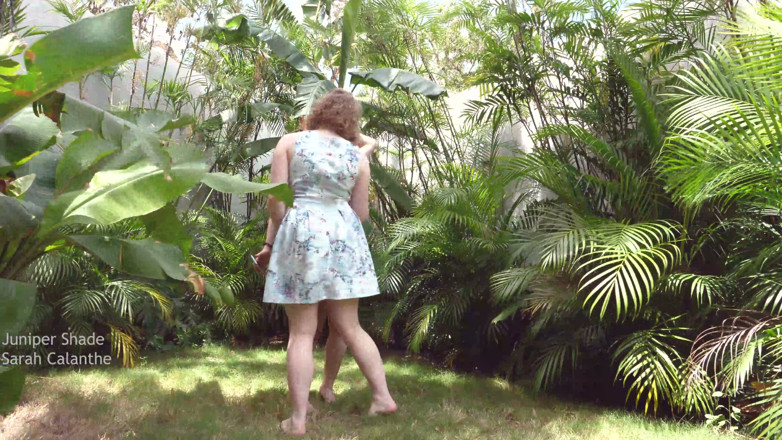 Sarah Calanthe: Sarah Calanthe and Nikita Foxx Play in the Garden