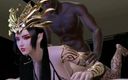 X Hentai: Medusa koningin neukt grote zwarte lul buurvrouw deel 03 - 3D-animatie 263