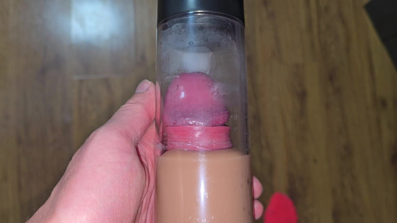 Fap_man93: Pumpar kuk med en vakuumpump full av sperma efter cumming