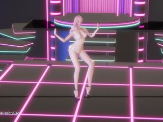 3D-Hentai Games: [MMD] KARA - CUPID Seraphine性感脱衣舞4k英雄联盟KDA韩国舞蹈