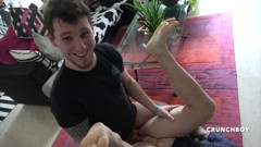 FTM pussyboy fucked by surprise by straight boy curious thumbnail