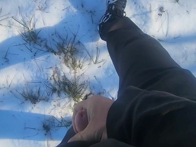 Solo Fun in the Snow with New Easy Access Pants. (Djk31314)