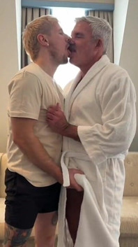 Flip Fucking Quality Time with My Filthy Step Dad Gave Him His Birthday Present a Filthy Raw Dpuble Penetration