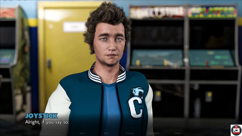 Joystick Cinema: Tijdstempels - Heather Arcade pijpbeurt - scène