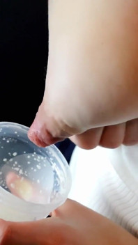 Breast Pumping Lactating MILF