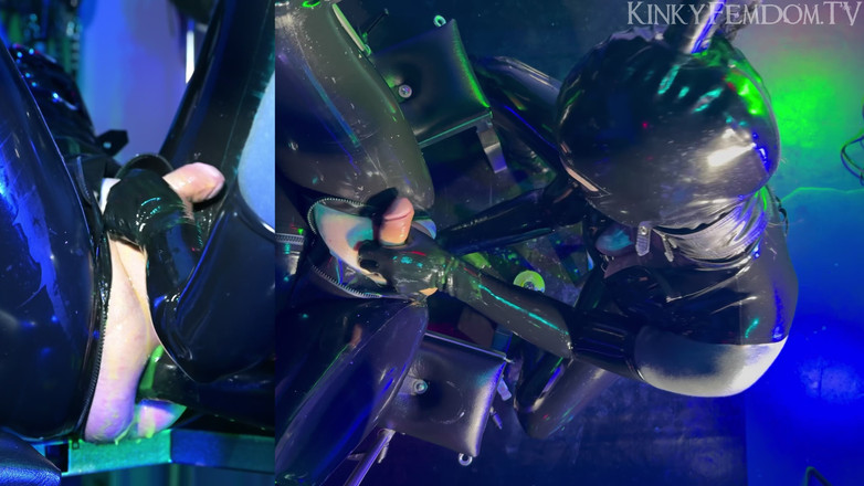 KinkyFemdomTV: Ciężka guma Podwójny Fisting Birds Eye 4K Ft Mistress Lunatika