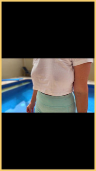 Wifey Wet Shirt in the Pool with Perfect Braless Tits