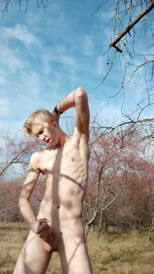 Dick Boys Studio: Ragazzo beccato a masturbarsi nel parco