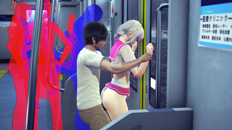 Waifu club 3D: Une étudiante se fait enculer dans la voiture du métro