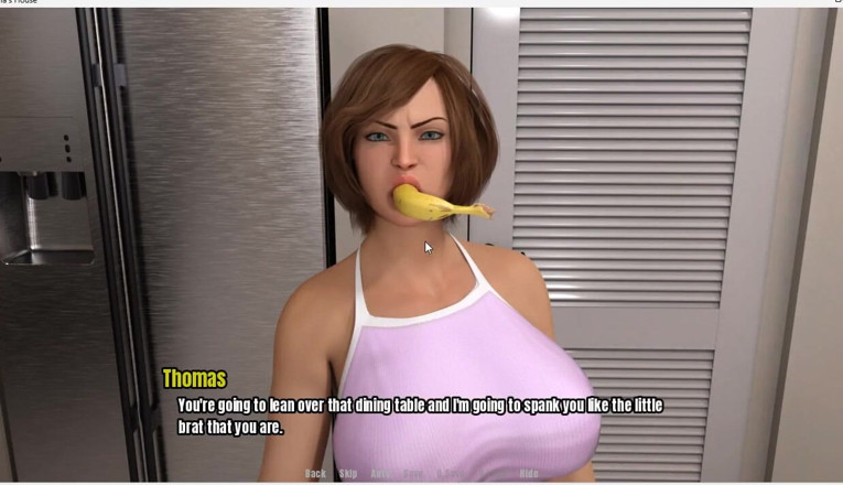 XXX Games Bunk: Casa da vovó jogando milf Annabelle palmada