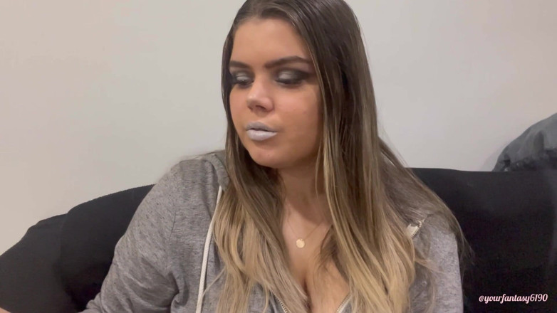Your fantasy studio: Círculos de humo con lápiz labial plateado