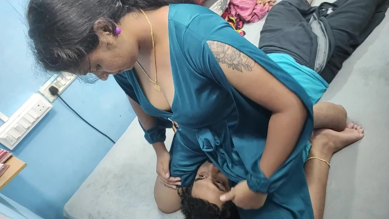 Vaigavarun Feet romance: Chest Sitting Romance