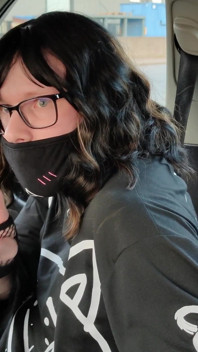 Risky Masturbation Flashing and Cumshot While Blindfolded