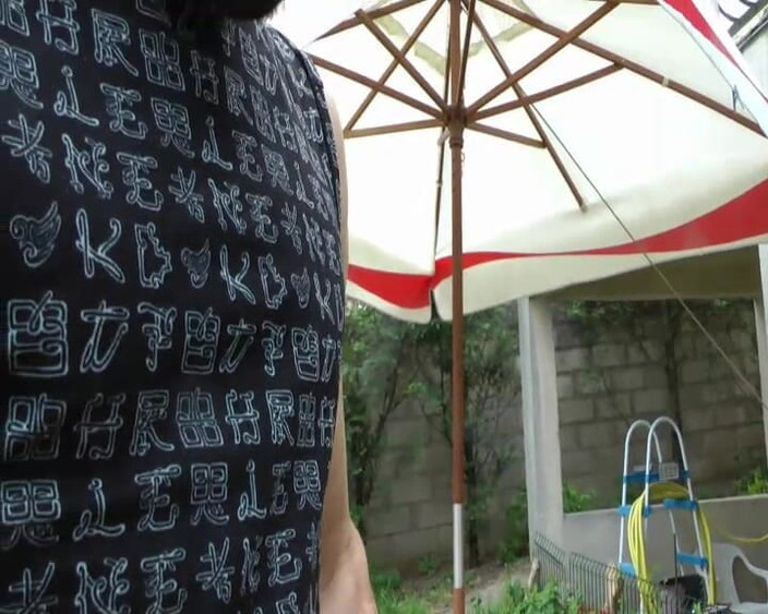 Paris Jango: A Pretty Brunette Is Being Fucked by Three Big Cocks...