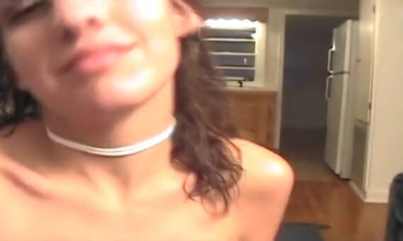 Femdom Sex: 섹스하는 레오파드 팬티에 정액