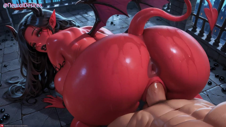 Neural Desires: Demon Girl Fucked - Ai-generated