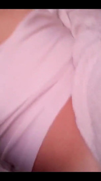 Naughty, Naked Girl Masturbating on the Travel Bus