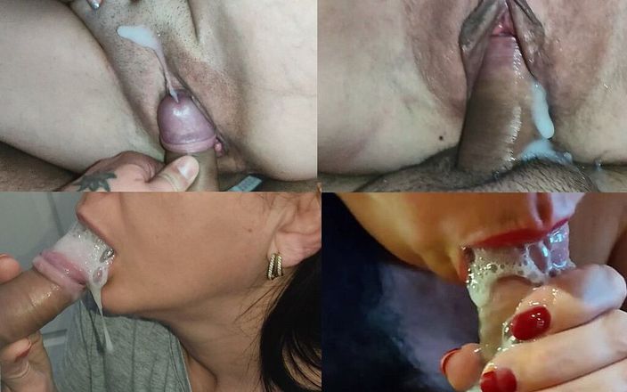 Winonna8: Удивительная подборка кримпаев, камшотов и спермы в рот зрелой милфе в любительском видео