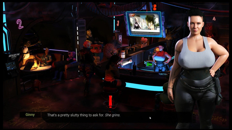 Cum in Futa: Star Pheriphery Futanari Hentai hra Ep.31 škádlení mého šéfa Obrovský futa pták!