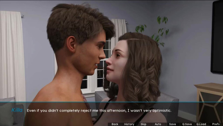 Visual Novels: Summer scent part 20 (girlfriend route) - relax blowjob